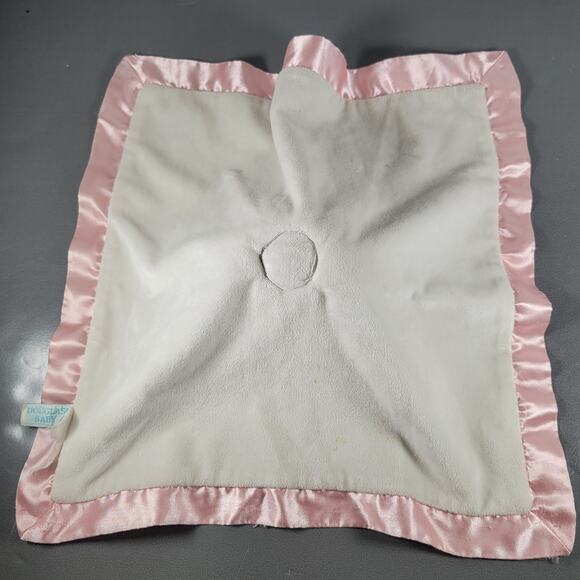 Douglas Baby Doll Lovey Security Blanket Pink Satin Trim Ladybugs 15" - Picture 5 of 11